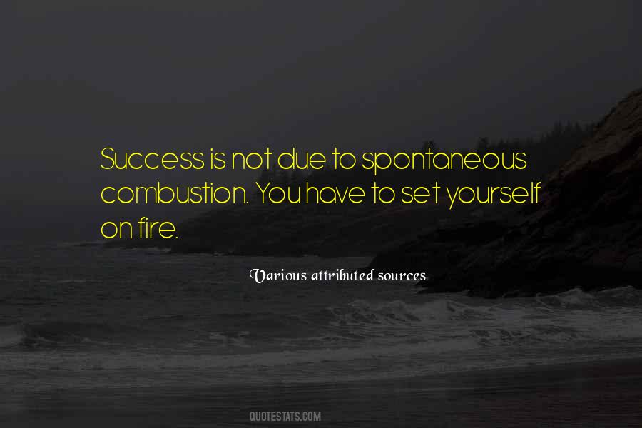 Quotes About Spontaneous Combustion #1483851