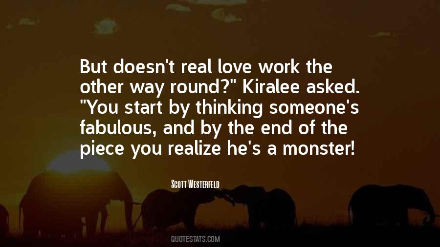 Monster Love Quotes #201051