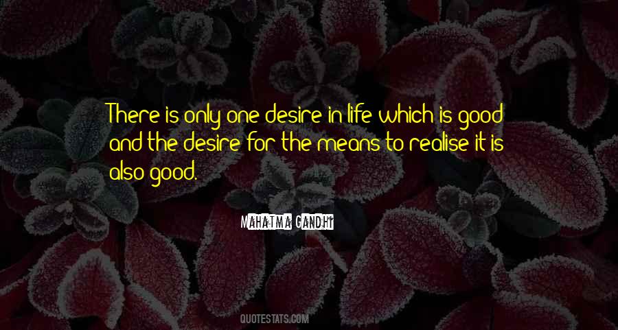 One Desire Quotes #1043970