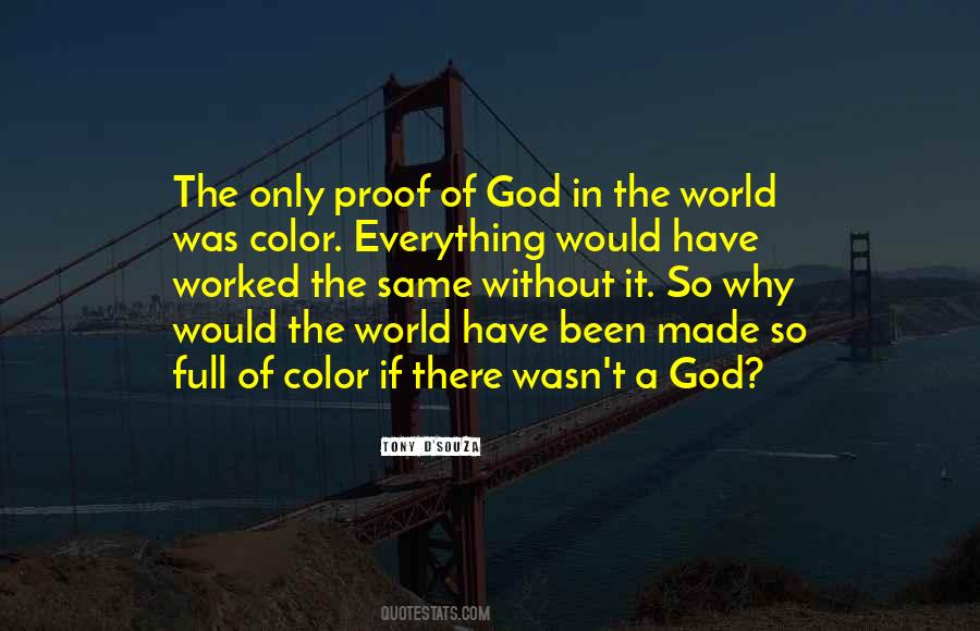 Quotes About Proof Of God #1597872