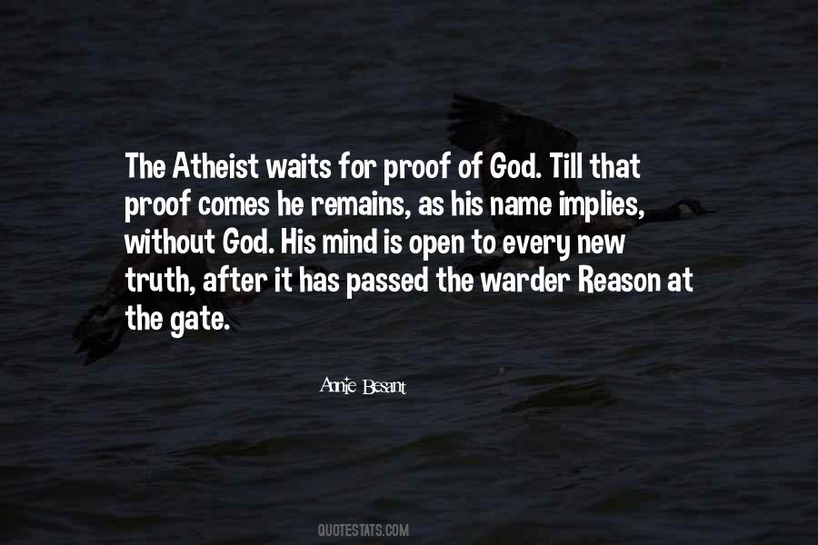 Quotes About Proof Of God #539805