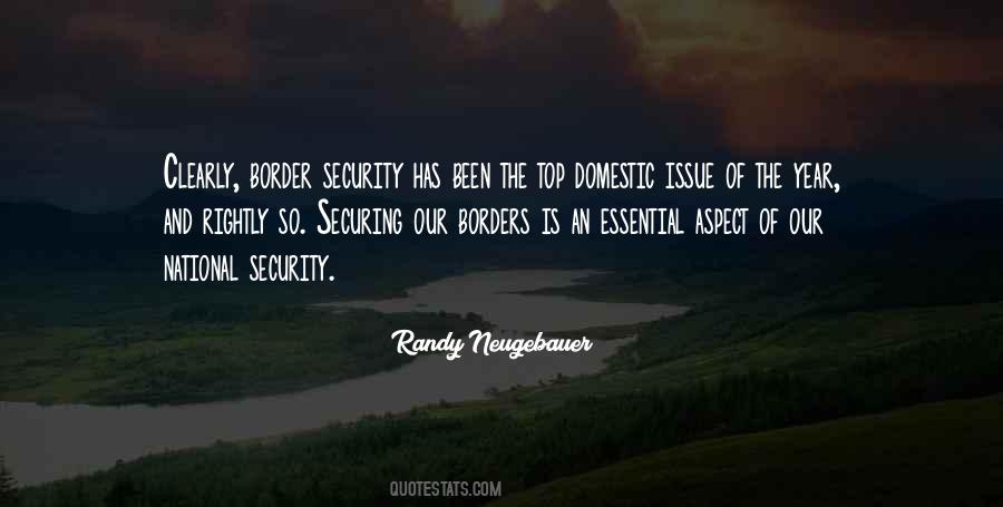 Quotes About Border Security #742713