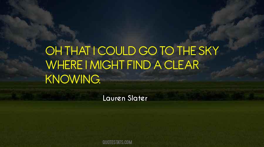 To The Sky Quotes #1021712