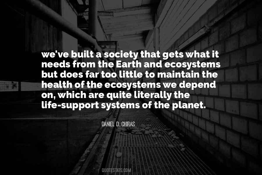 Quotes About Ecosystems #147155