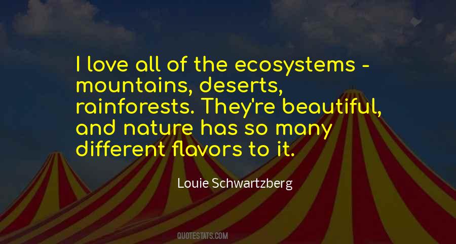 Quotes About Ecosystems #1488728