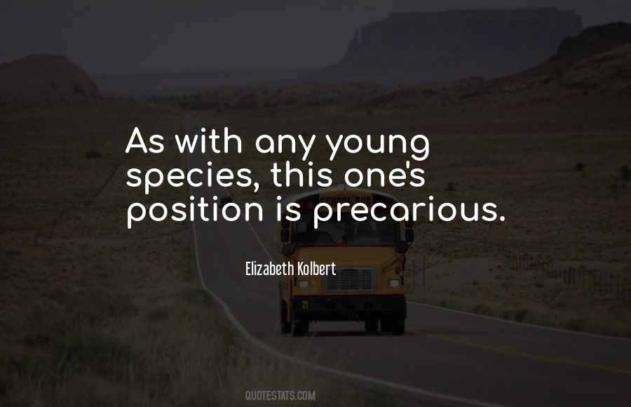 Precarious Position Quotes #165836