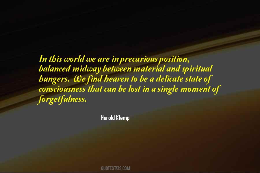 Precarious Position Quotes #1719679
