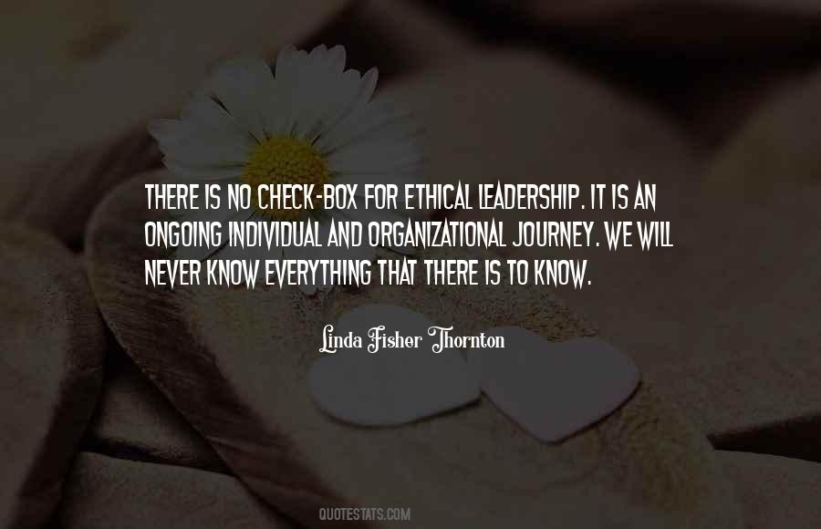 Quotes About Ethical Leadership #1148081