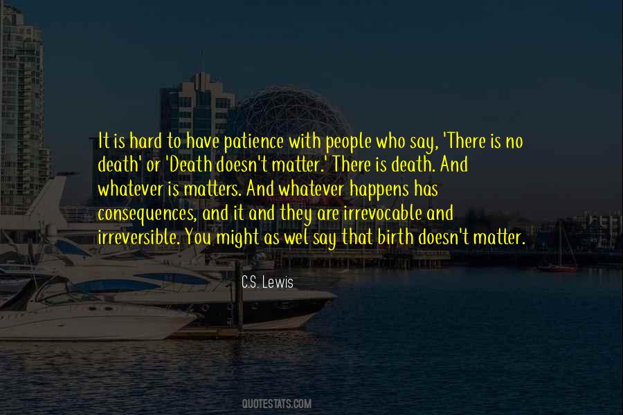 Quotes About Who Matters #282905