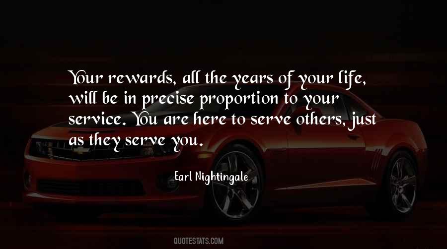 Rewards Of Life Quotes #1520519