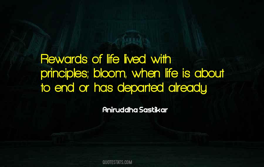 Rewards Of Life Quotes #82626
