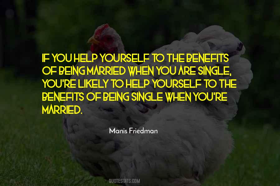 Quotes About Benefits Of Being Single #777757