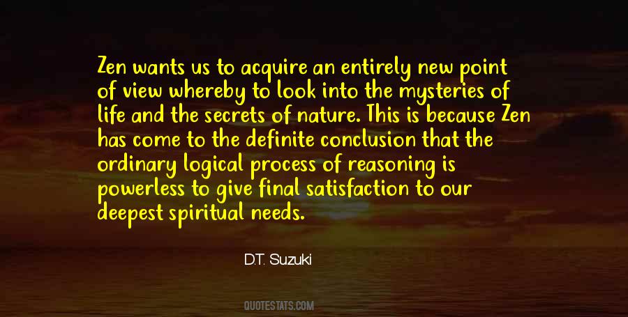 Spiritual Satisfaction Quotes #1699611