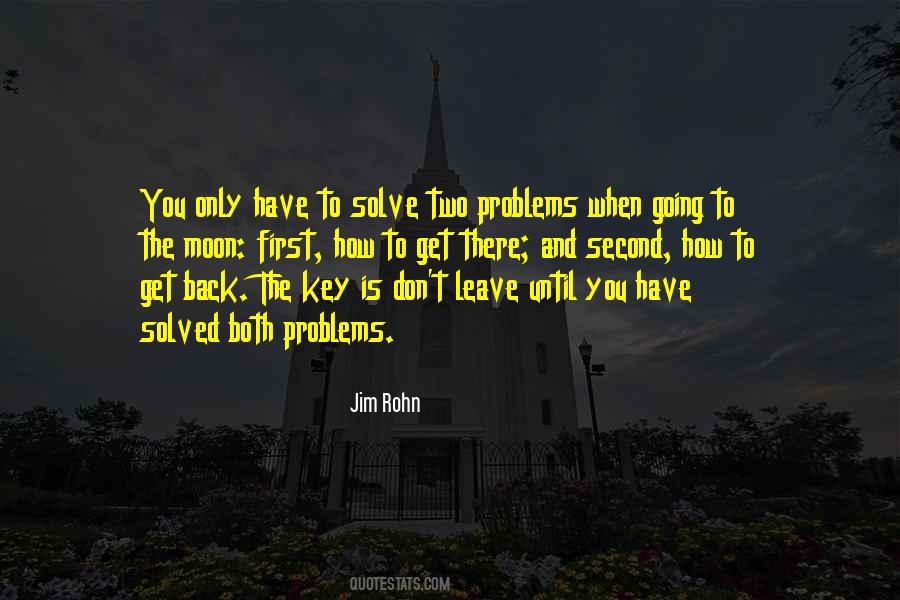 How To Solve Problems Quotes #1558445