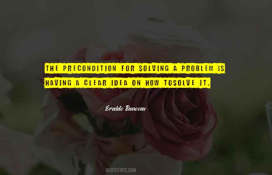 How To Solve Problems Quotes #1814627