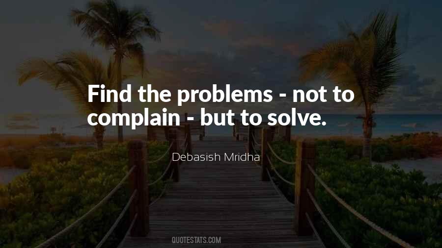 How To Solve Problems Quotes #795472