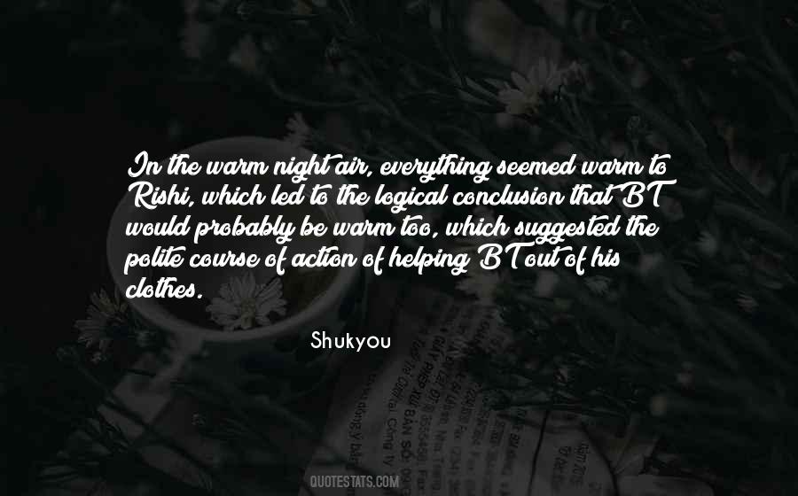 Night Clothes Quotes #1590138