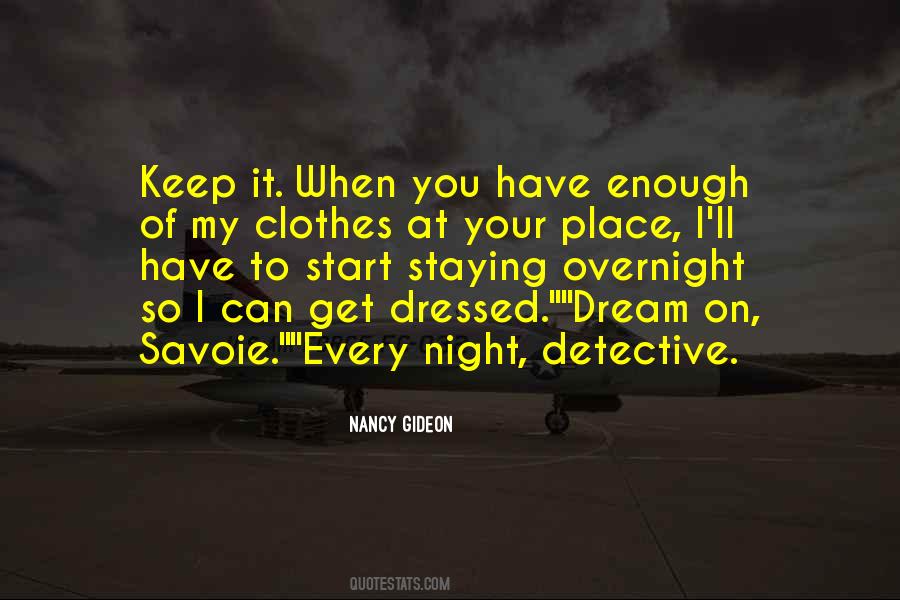 Night Clothes Quotes #682529