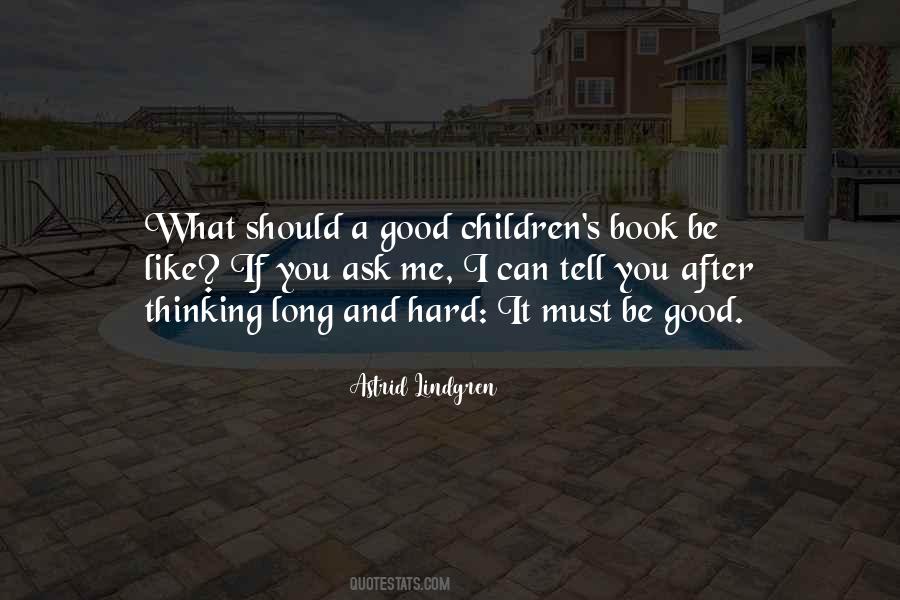 What Should Children Read Quotes #875991