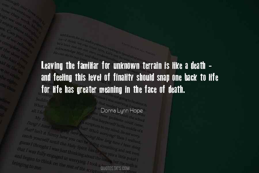 Quotes About The Meaning Of Life And Death #1826703