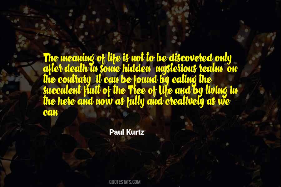 Quotes About The Meaning Of Life And Death #879904