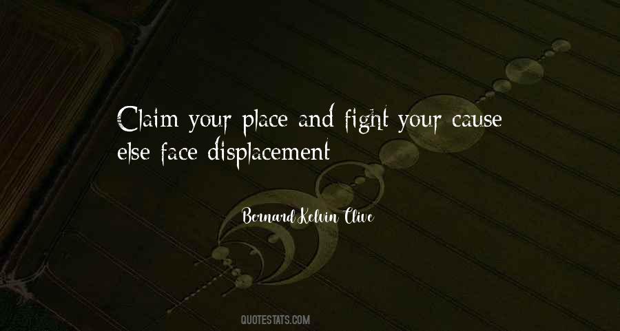 Quotes About Displacement #1261136