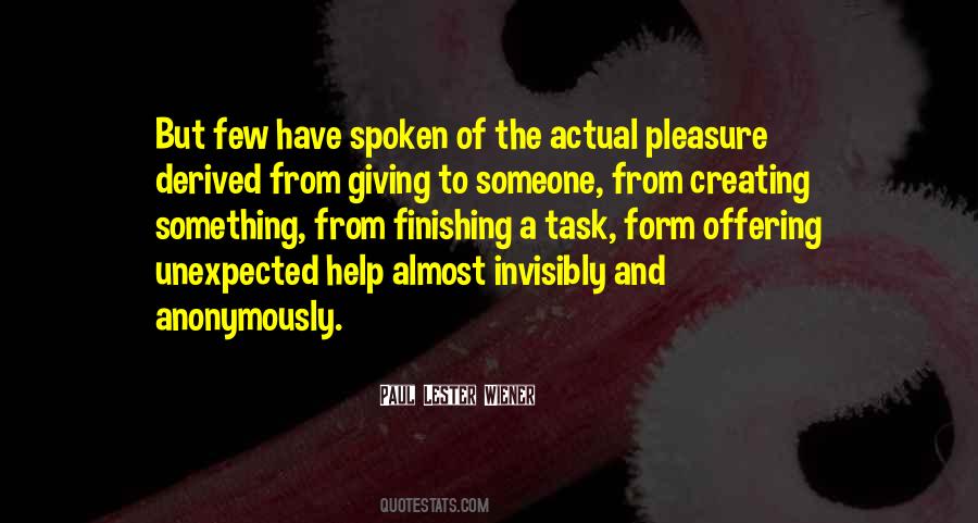 Quotes About Giving Anonymously #1457180