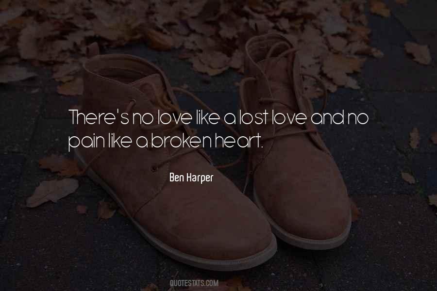 Quotes About A Lost Love #1006342