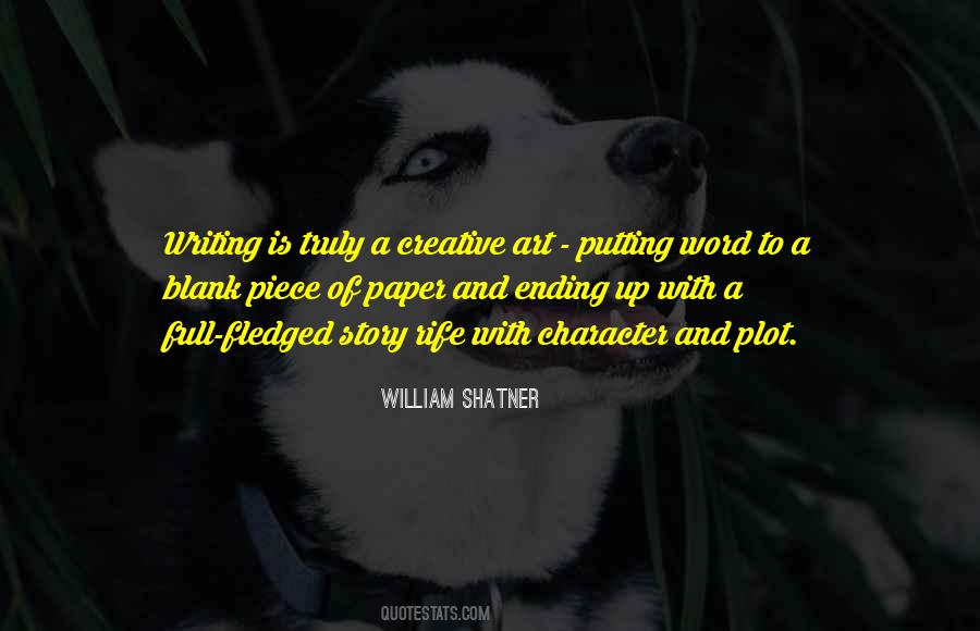 Word And Paper Quotes #1073699