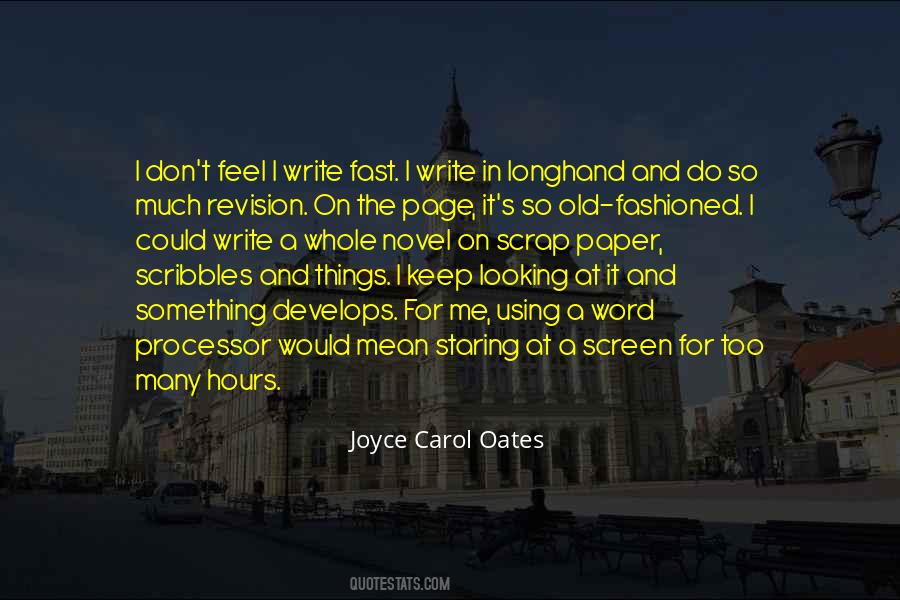 Word And Paper Quotes #283773