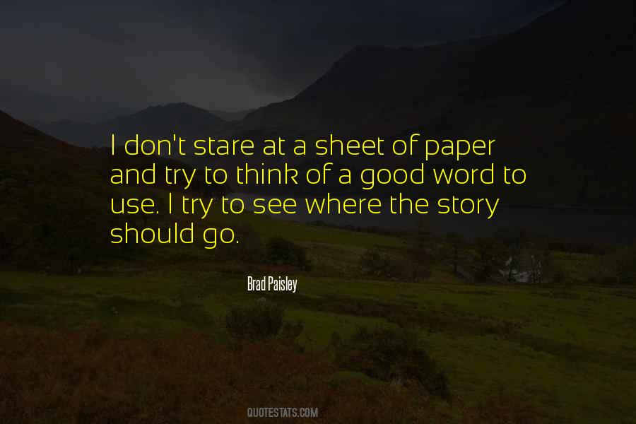 Word And Paper Quotes #611339