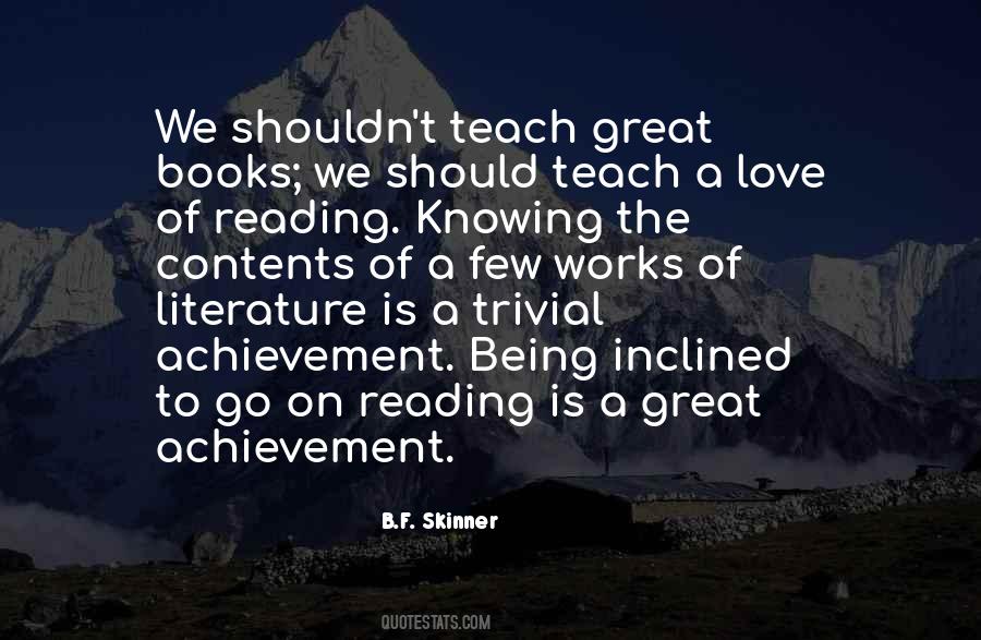 Books On Literature Quotes #1839900