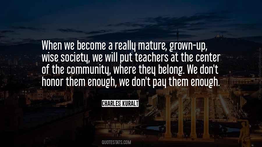 Quotes About Teacher Pay #1210302