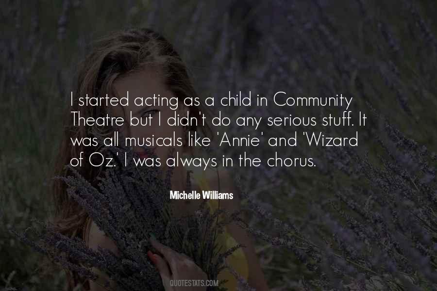 Quotes About Theatre Acting #1355194