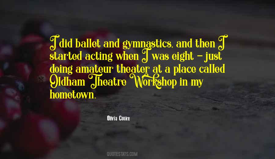 Quotes About Theatre Acting #547075