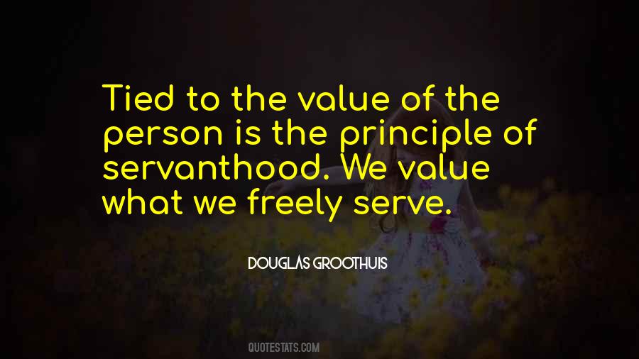 Quotes About The Value Of Each Person #282659