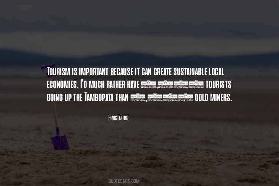 Quotes About Sustainable Tourism #417159
