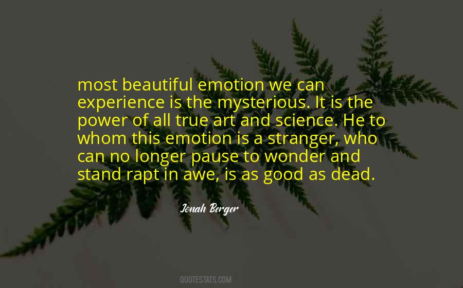 Mysterious Stranger Quotes #1832516