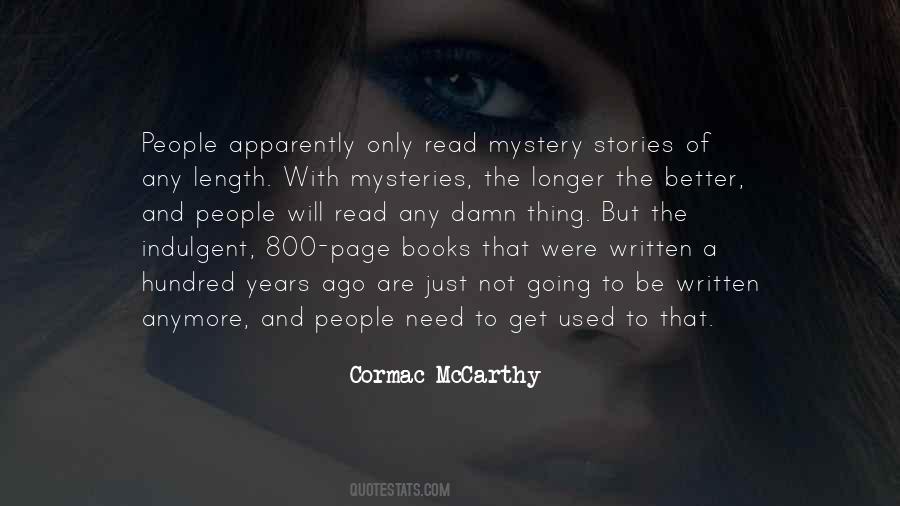 Quotes About Mystery Stories #665789