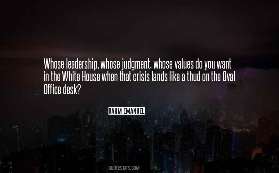 Quotes About Crisis Leadership #1479130