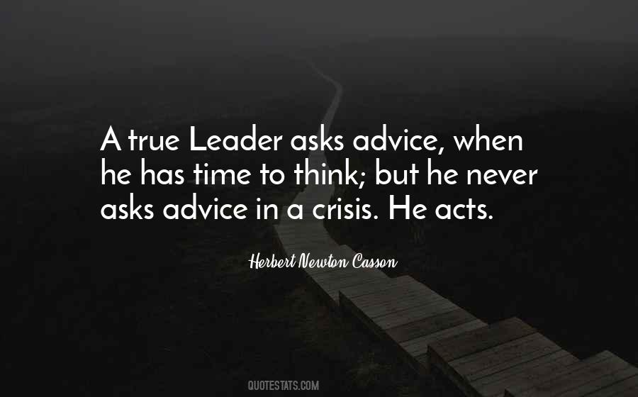 Quotes About Crisis Leadership #1640980