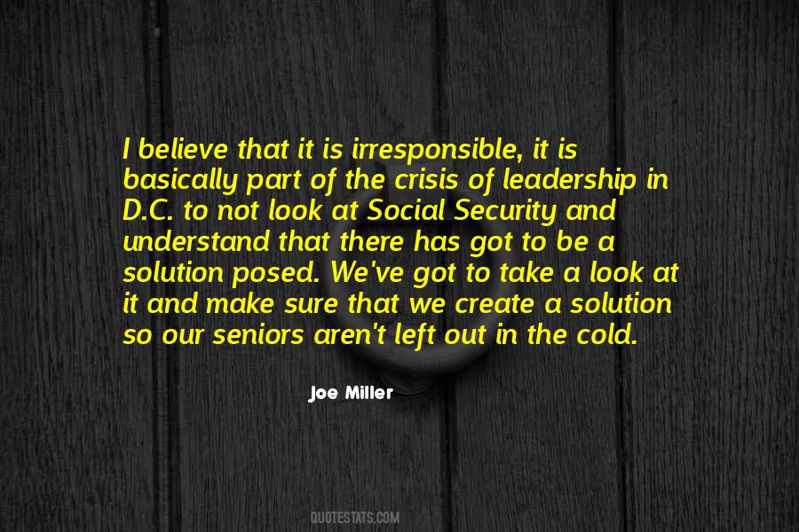 Quotes About Crisis Leadership #345593