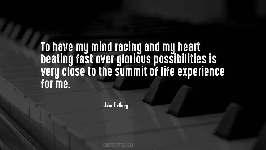 Quotes About Racing Mind #238196