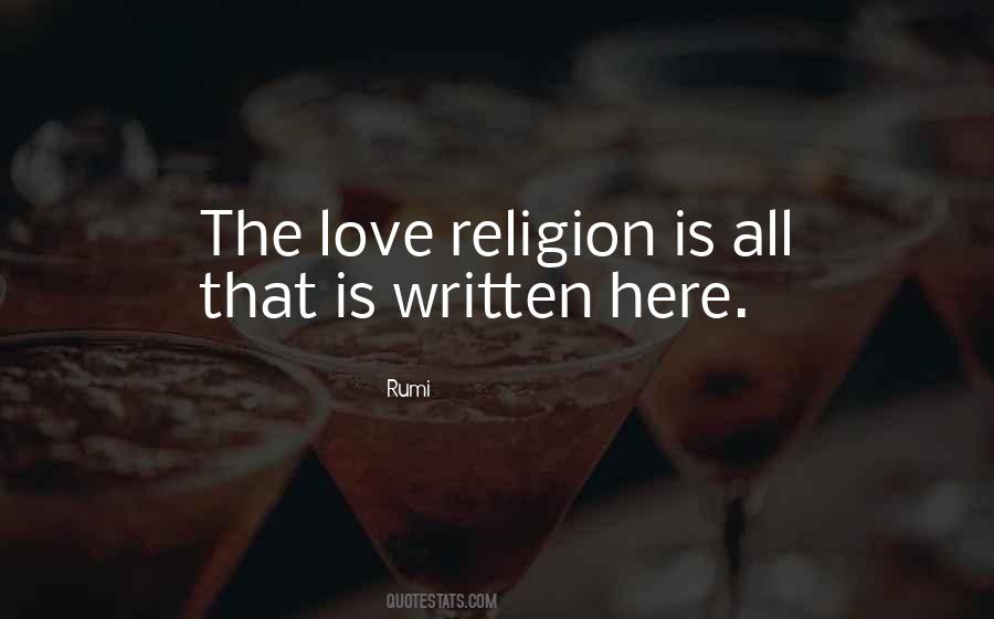 Quotes About Religion Love #67007