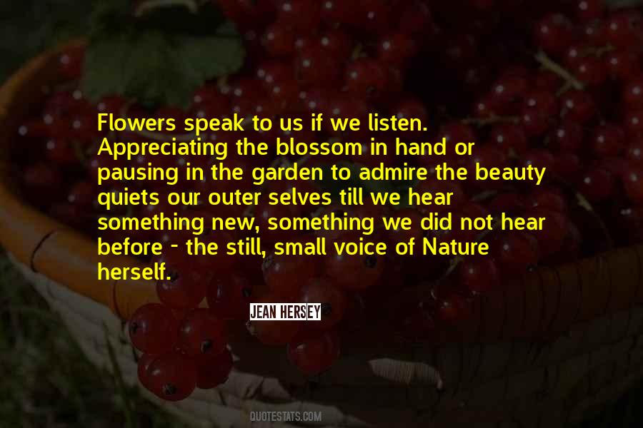 Quotes About Small Things In Nature #6057