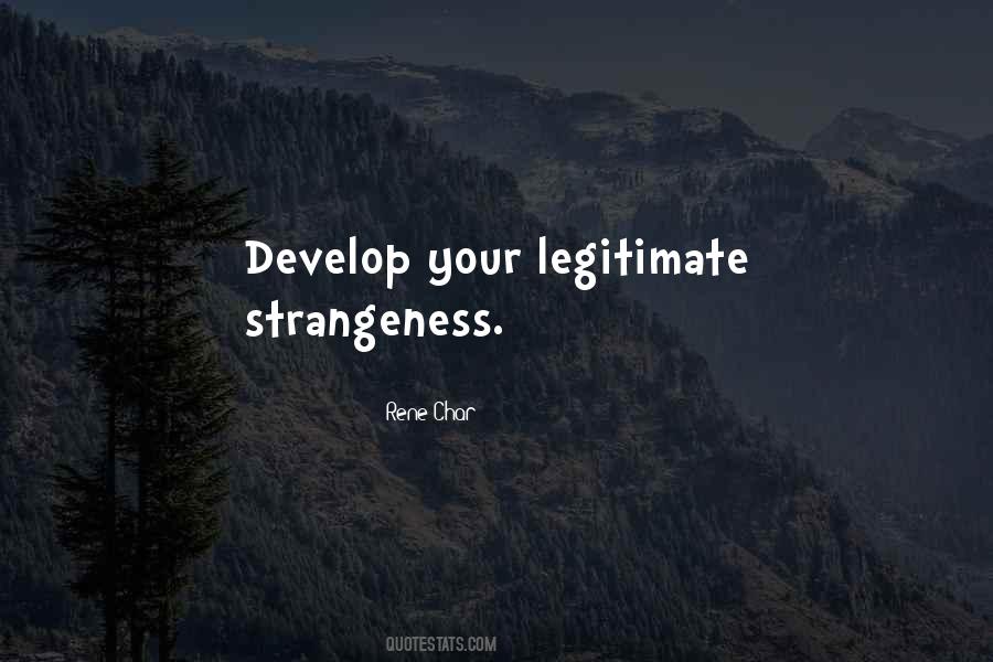 Your Strangeness Quotes #1651499