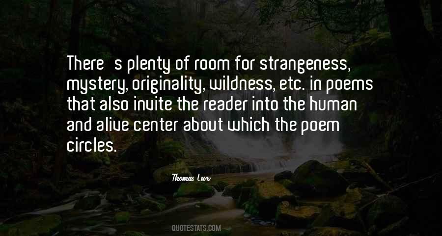 Your Strangeness Quotes #196635