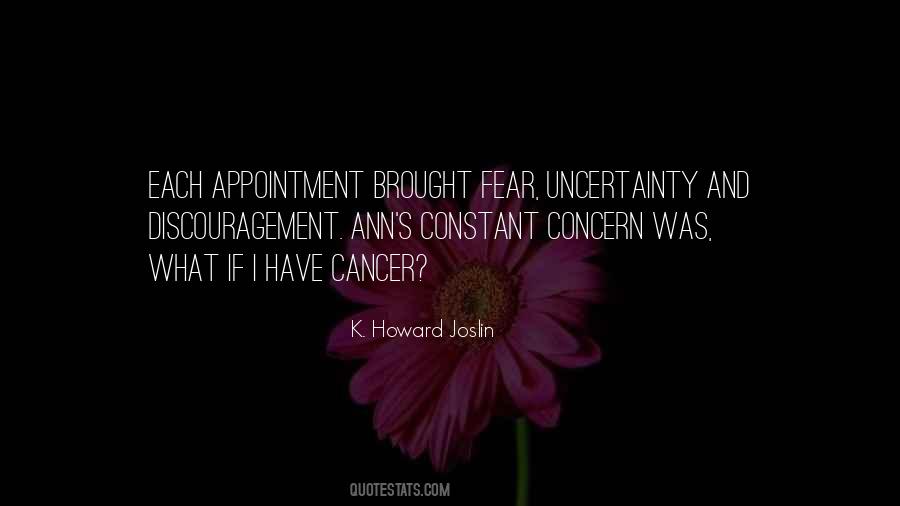 Quotes About Uncertainty And Fear #493564