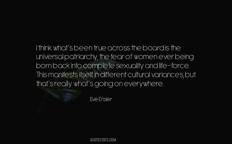Fear Of Women Quotes #113391