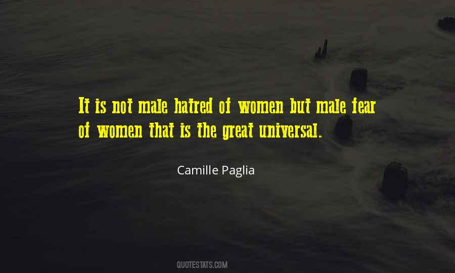 Fear Of Women Quotes #1238056
